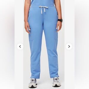 Figs Yola‎ Elastic Waistband Skinny Scrub Pants small tall nurse workwear